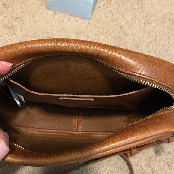 Madewell Tan Brown Leather Crossbody Bag - Picture 2 of 5